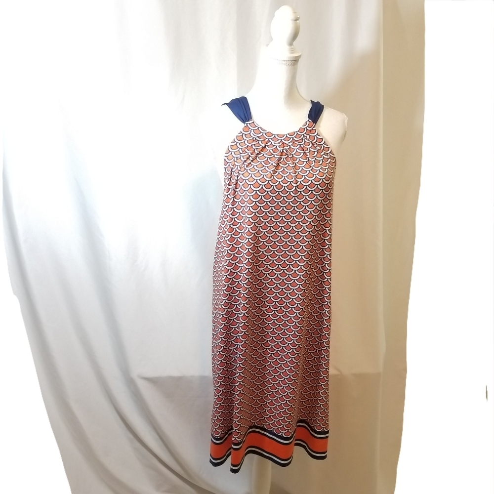 Mudpie Natalie Bow Back Dress L - Picture 2 of 13